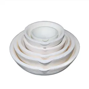 High Temperature Quartz Bowl Silica Melting Crucible for Gold and Silver