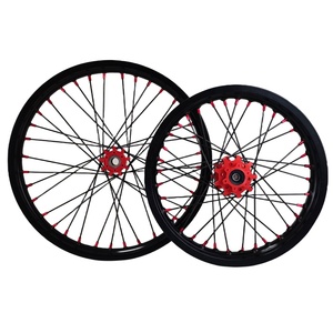 适合Talaria MX4 MX3 STING 19/16车轮组紫色和黑色双色轮辋越野自行车电动越野自行车车轮 - Product Image 3