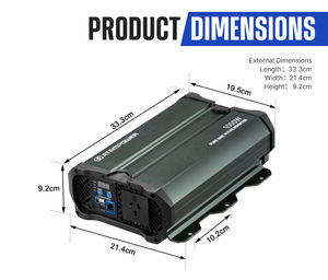 Atm כוח 12v ל 110v 220v שלט רחוק <span class=keywords><strong>1000w</strong></span> טהור כוח גל סינוס טהור <span class=keywords><strong>inverter</strong></span> dc כדי AC <span class=keywords><strong>inverter</strong></span> - Product Image 6