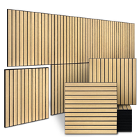 Panneaux muraux en bois flexible MDF insonorisants sur mesure pour plafond, intérieur et extérieur résidentiel et commercial