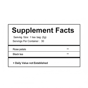 โออีเอ็ม โรสบลัค ชาสมุนไพรผสมกลีบกุหลาบดำ ชาเพื่อสุขภาพ 30 ซองชา ซองละ 2 กรัม บรรจุกล่อง - Product Image 4