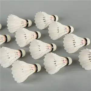 Badminton Shuttlecock Best Price Most Durable Goose Feather Badminton Shuttlecock Lingmei Shuttles Lining A+ 90