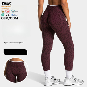 Nouveaux Leggings <span class=keywords><strong>de</strong></span> Sport Imprimés Effet Fesses Galbées Sans Coutures pour Femmes - Product Image 1