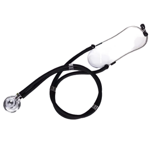 Estetoscopio Profesional de Doble Uso EUR VET para Frecuencia Cardíaca, Dispositivo Médico Electrónico con Alimentación Manual, Doble Tubo para Uso Clínico - Product Image 1