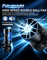 Phares LED FalconSight LM7 à faisceau haut et bas, 160W, mini projecteur LED, ampoule de phare de voiture, ampoules de phare LED H4