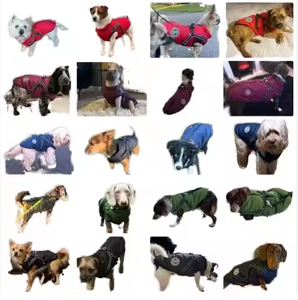 नए क्रॉस बॉर्डर पालतू कपड़े वाटरप्रूफ और गर्म कुत्ते कपास कोट सर्दियों स्की कोट की छाती वापस एकीकृत कपास बनियान - Product Image 5