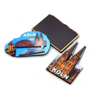 Imán de nevera personalizado al por mayor y al por menor con diseño de Vail, Aspen, Denver, Colorado, Montañas Rocosas, vida silvestre y paisajes panorámicos. - Product Image 4