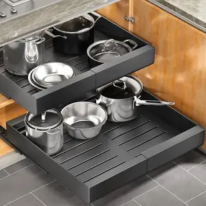 Kitchen Cabinet Organization Expandable Slide Out Drawers Organizer Under Sink Organizer Pull Out Cabinet Organizer