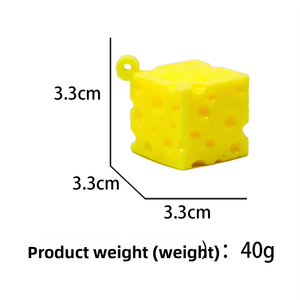 ของเล่นนวดแป้งชีสสี่เหลี่ยม บรรเทาความเครียด สำหรับเด็กอายุ 5+ และ 14+ ปีขึ้นไป - ขายส่ง - Product Image 6
