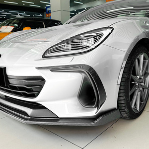 Front Bumper Air Vent <b>Decals</b> Piano Black Carbon Fiber Texture ABS Adhesive <b>Car</b> Stickers for Subaru BRZ 2021+ - Product Image 3