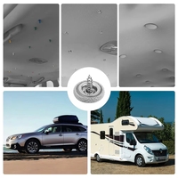 Kit de réparation de plafond de voiture 65 pièces, rivets de toit universels, boutons à pression pour plafond de voiture avec outil d'installation