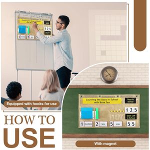 Tabla de Números Decimales para el Regreso a Clases, Material Didáctico para el Aula de Matemáticas con Imanes y Ganchos - Product Image 6
