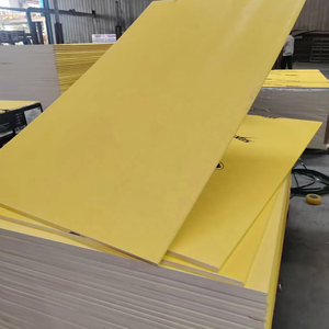 Panneau mural en plâtre inorganique ignifuge imperméable avec revêtement en fibre de verre jaune pour <span class=keywords><strong>extérieur</strong></span> - Product Image 4