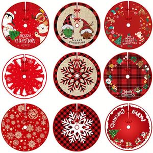 Marry Christmas Colorful Christmas Tree Skirt with <b>Santa</b> Gifts and Festive Icons to Brighten Any Holiday Setting - Product Image 4