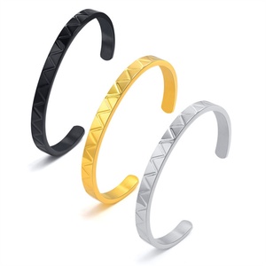 Hot Selling Gold Plated <b>Bangle</b> Jewelry Simple Opening <b>Bangle</b> <b>Bracelet</b> - Product Image 1