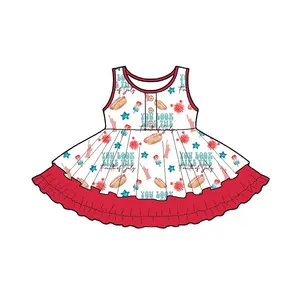 Qingli OEM Baju Pesta 2023 Musim Panas Gaun Anak-anak Lucu Manis untuk Anak Perempuan