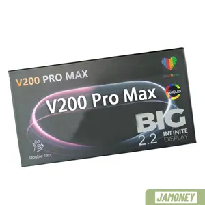 スマートウォッチ2024V200Pro Max Wearfit Proアプリ2.2インチビッグスクエアスクリーンスマートウォッチセリエ9 Relojs InteligenteV200ウルトラ