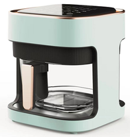 Friteuse à air numérique Anbolife 4,5 L, sans huile, commande tactile, panier amovible, antiadhésive, pour la maison et l'extérieur, OEM, directement de l'usine