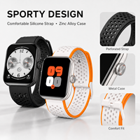 Reloj Inteligente Personalizado UB6Pro de Fábrica OEM con Pantalla AMOLED Cuadrada, Llamadas, Monitor de Ritmo Cardíaco y Rastreador de Actividad Física para Mujeres u Hombres