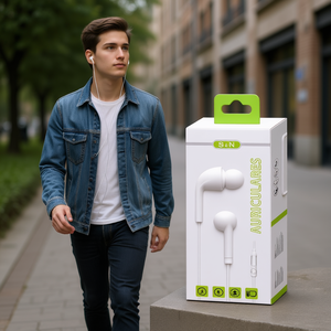 Auriculares con Micrófono, Audífonos con Cable para Música, Sonido de Bajos, Diseño Moderno - Product Image 3