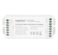 Rgbww Répéteur de puissance PA5 Milight Miboxer contrôleur Bande Led Haute Performance Signal PWM Amplificateur 5 canaux