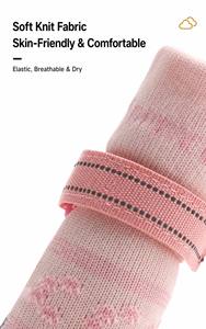 Calcetines Antideslizantes para Perros, Reflectantes, Tejidos, Impermeables, con Suela de Látex Antibacteriana, Antiácaros, Transpirables, Cómodos y Ecológicos - Product Image 4
