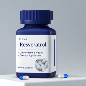 Cápsulas de resveratrol Trans suplemento de resveratrol con etiqueta privada OEM - Product Image 3