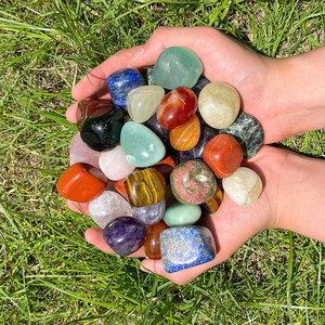 Piedras Pulimentadas y Cristales Curativos a Granel, Piedras Preciosas <span class=keywords><strong>para</strong></span> Pulir, Decoración del Hogar, Regalos de Reiki, Terapia <span class=keywords><strong>para</strong></span> Principiantes - Product Image 3