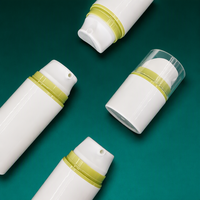 Flacon pompe sans air de luxe pour cosmétiques, 30ml, 50ml, 80ml, 100ml, 120ml, 150ml, 200ml, flacon à vide pour lotion, emballage OEM ODM pour soins de la peau