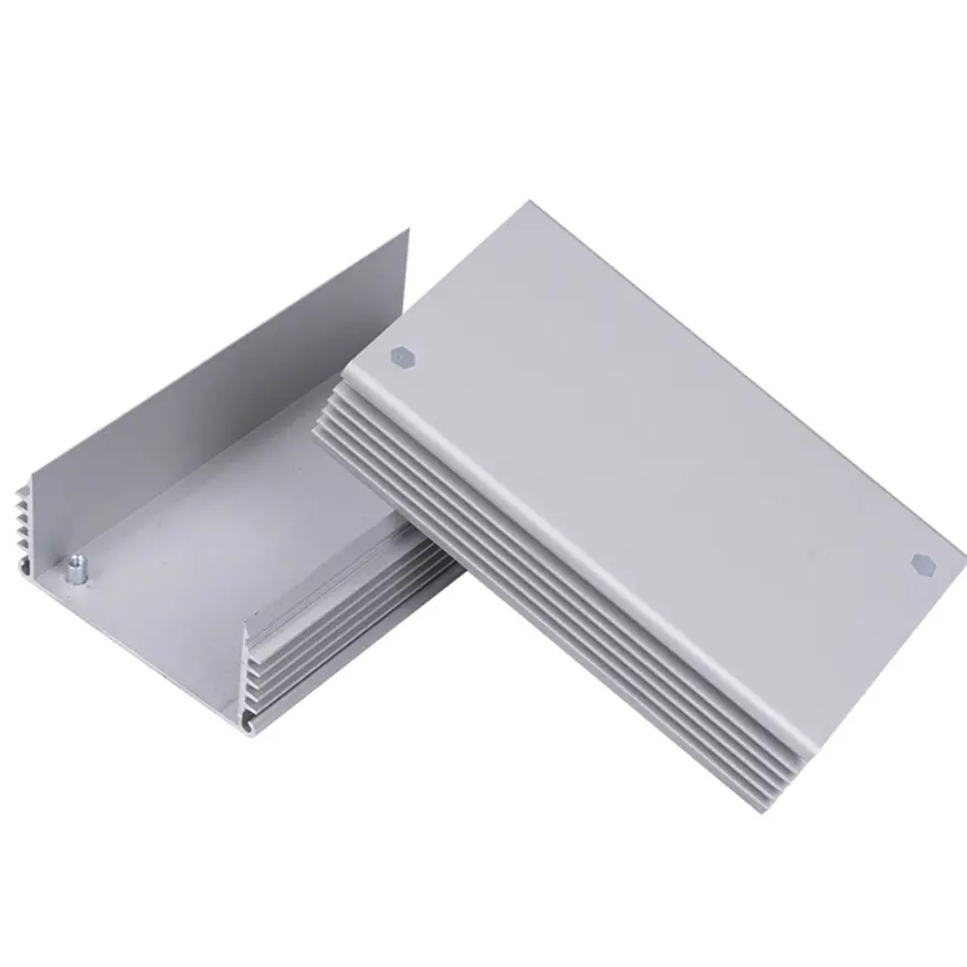 Factory Custom Pcb Circuit Board Industrial Enclosure Cutout Holes Aluminum Extrusion Housing Ip68 Waterproof Electrical Junction Boxes factory