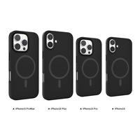 Accepter la coque de téléphone personnalisée de haute qualité, légère, en silicone liquide, coque de téléphone rigide magnétique à couverture complète iPhone16 pro max