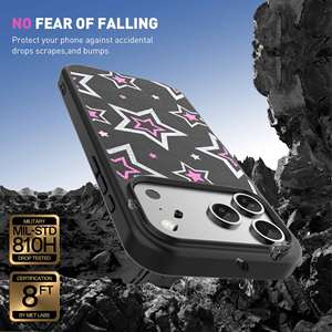 Soonleader เคสมือถือแบบแม่เหล็ก PC + TPU ลายสวยสำหรับ iPhone 17 PRO MAX อุปกรณ์เสริมเคสสำหรับผู้หญิง - Product Image 4
