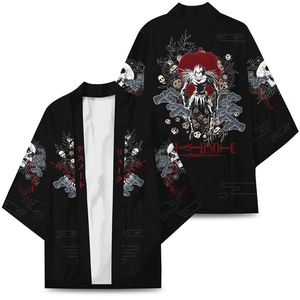 Kimono <span class=keywords><strong>japonais</strong></span> personnalisé pour <span class=keywords><strong>homme</strong></span> avec impression numérique 3D de personnage d'anime, manteaux Happi traditionnels <span class=keywords><strong>japonais</strong></span> de haute qualité à motif vague - Product Image 2