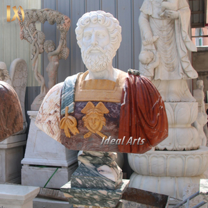 Statuette de buste en marbre <span class=keywords><strong>Marcus</strong></span>, aurora, 30 cm, décoration de jardin en plein air, sculpté à la main - Product Image 4