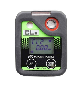 Moniteur de gaz portable Riken Keiki OX-04 O2 (0-25 VOL%) avec méthode d'électrolyse potentiostatique et alarme lumineuse - Product Image 3
