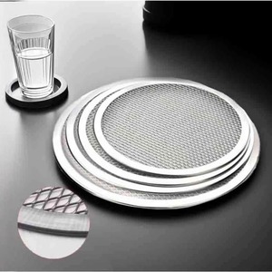 Nuovo Teglia per <span class=keywords><strong>Pizza</strong></span> in Rete di Acciaio Inossidabile Senza Saldature di Alta Qualità, 6-22 Pollici, Accessorio per <span class=keywords><strong>Forno</strong></span> - Product Image 4