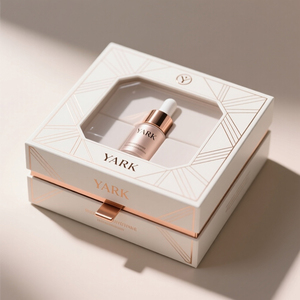 Boîte cadeau de luxe personnalisée en carton rigide avec couvercle et base, en papier recyclé, pour magasin de détail, produits de soin Guasha et petits articles - Product Image 2