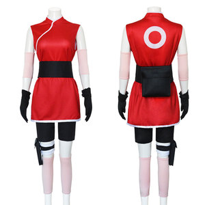 Costume de cosplay Sakura Haruno, ensemble complet, taille M, tenue de ninja féminine d'anime, jeu de rôle - Product Image 3