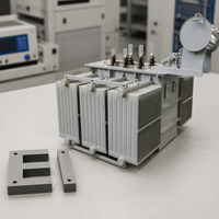 Noyau en acier au silicium EI pour transformateur d'impulsions audio, montage sur circuit imprimé, mini noyau EI en permalloy de qualité supérieure