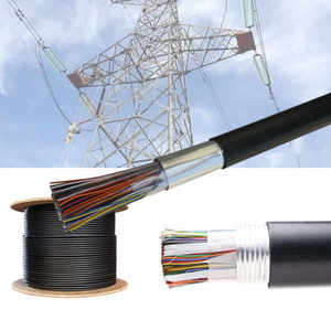 Câble téléphonique <span class=keywords><strong>multipaire</strong></span> 10-200 paires 24AWG en cuivre nu massif, intérieur/extérieur, UTP/FTP, matériau HDPE pour système de télécommunication - Product Image 3