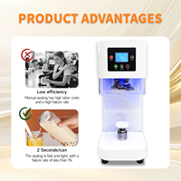 Machine de scellage automatique à induction CE de haute qualité, électrique, pour canettes PET/aluminium, 110V/220V, emballage de cartons de boissons