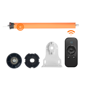 Moteur tubulaire solaire avec récepteur CA intégré, moteur électrique zébré pour usage quotidien, stores enrouleurs <span class=keywords><strong>motorisés</strong></span>, stores français à télécommande - Product Image 2