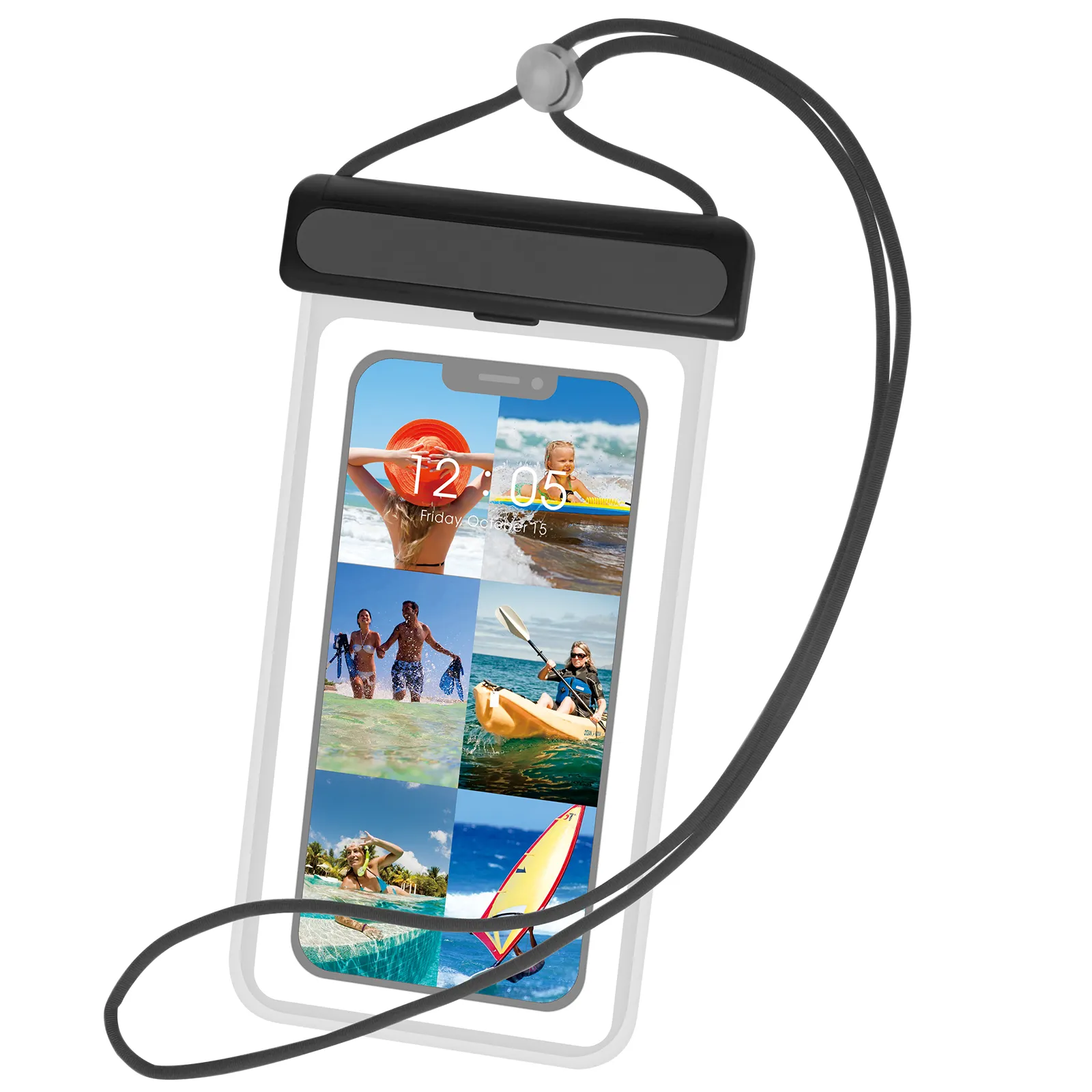 Ipx8 Pvc Camping Drijvende Zwemmende Universele Hoes Met Mobiele Telefoon Waterdichte Zakjes