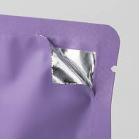 Sachet d'emballage personnalisé pour masques faciaux, en feuille d'aluminium Mylar de qualité alimentaire avec encoche de déchirement, pour masques en tissu et échantillons de beauté