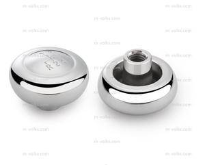 Pomo <span class=keywords><strong>de</strong></span> Palanca <span class=keywords><strong>de</strong></span> Cambios <span class=keywords><strong>de</strong></span> 12 mm Compatible con VW Tipo 1 Beetle/Bug Tipo 2 Bus Karmann Ghia Thing, Aluminio Cromado - Product Image 3