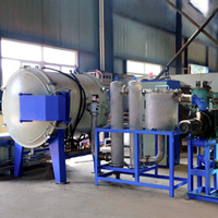 Precio competitivo Horno de carbonización de cámara única Circulación externa Refrigeración por agua Máquina de vacío de temperatura constante