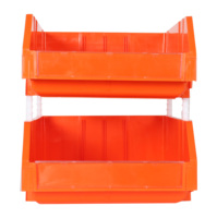 Bacs de rangement et de suspension en plastique industriels, conteneurs organisateurs recyclables pour entrepôt, petites pièces et quincaillerie