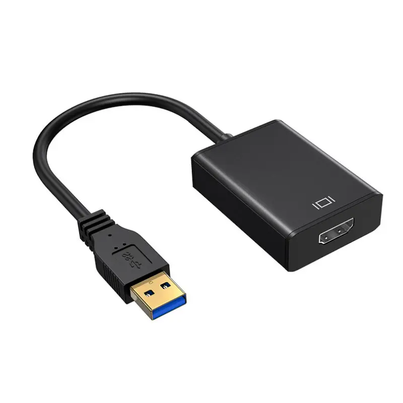 Notebook Converter Usb Naar HD-MI Vga Driver Gratis 1080P High-Definition Video Usb Naar HD-MI Adapter Kabel