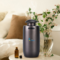 Diffuseur d'arômes changeant de couleur en aluminium Capteur d'humidificateur de haute qualité Petite machine à huiles essentielles