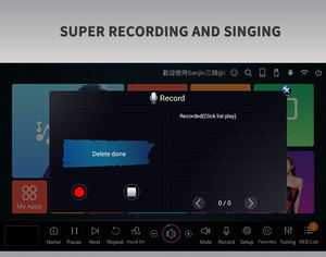 Thương Hiệu Mới Chuyên Nghiệp Ktv Karaoke Hệ Thống Âm Thanh <span class=keywords><strong>Android</strong></span> Máy Nghe Nhạc Với Microphone Và Loa Tại Một Mức Giá - Product Image 3